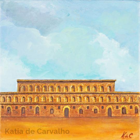 12 oleo s/madera El Palacio Pitti 15x15cm (2002)