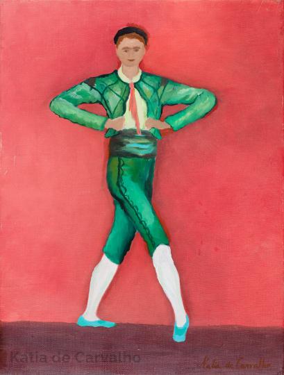 11) h/t (lin) danseur espagnol II 40x30cm (2009)